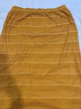 Rachel Rose Mustard Yellow Size M Maxi Skirt
